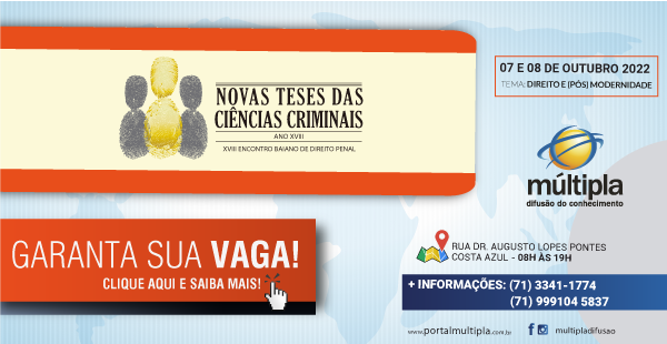[XVIII Novas Teses das Ciências Criminais ]